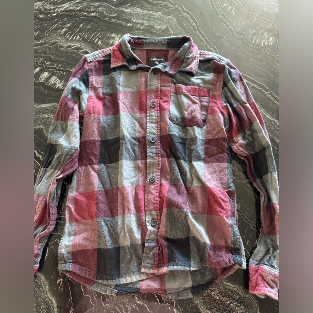 Boys Quicksilver Flannel